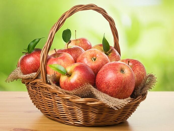 bir hafta içinde kilo kaybı için elma
