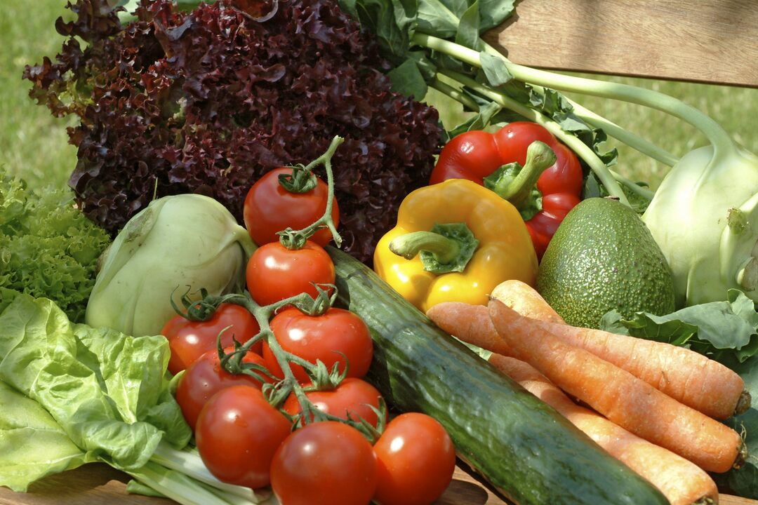 bitki bazlı bir diyet için sebzeler